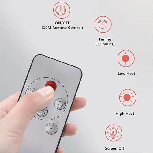Climafy Mini Split AC Einheit, 2 in 1 Kühle Wärmewand montiert System, super leiser Betrieb mit Remote, energieeffiziente tragbare Klimaanlage für Home Office Schlafzimmer