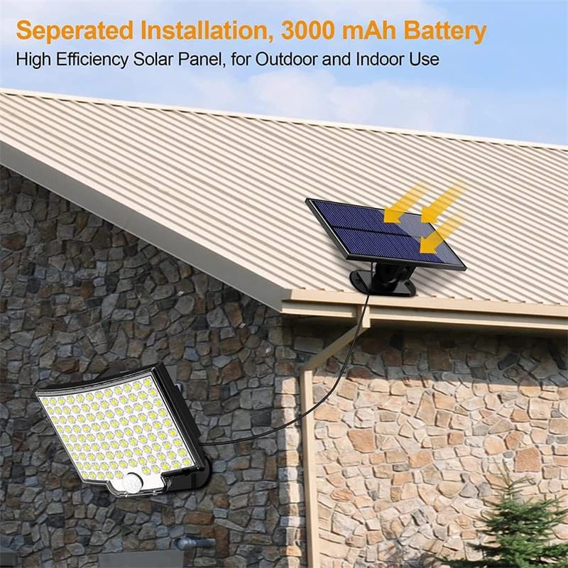 LumiGuard 106 LED Solar Outdoor Light with Motion Sensor