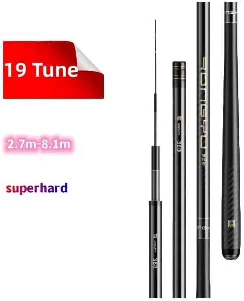 28 Tune 37 19 Ultralight Superfine Telescopic Crucian Carp Fishing Rod Carbon Hand Pole Tackle