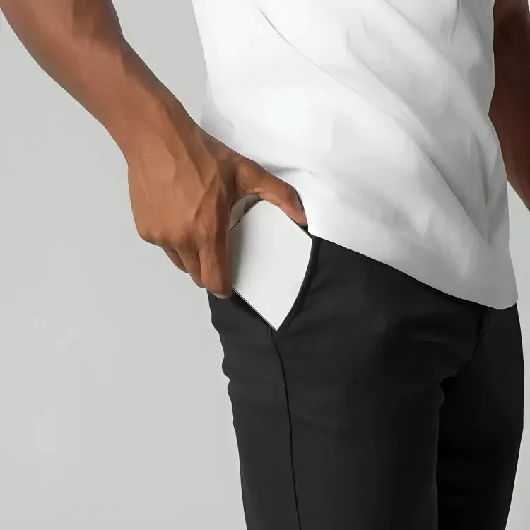 Herren Chino Hose mit Stretch | Elastische Stoffhose f��r Sommer und Freizeit | Atmungsaktive Hose im Tapered Fit Schnitt