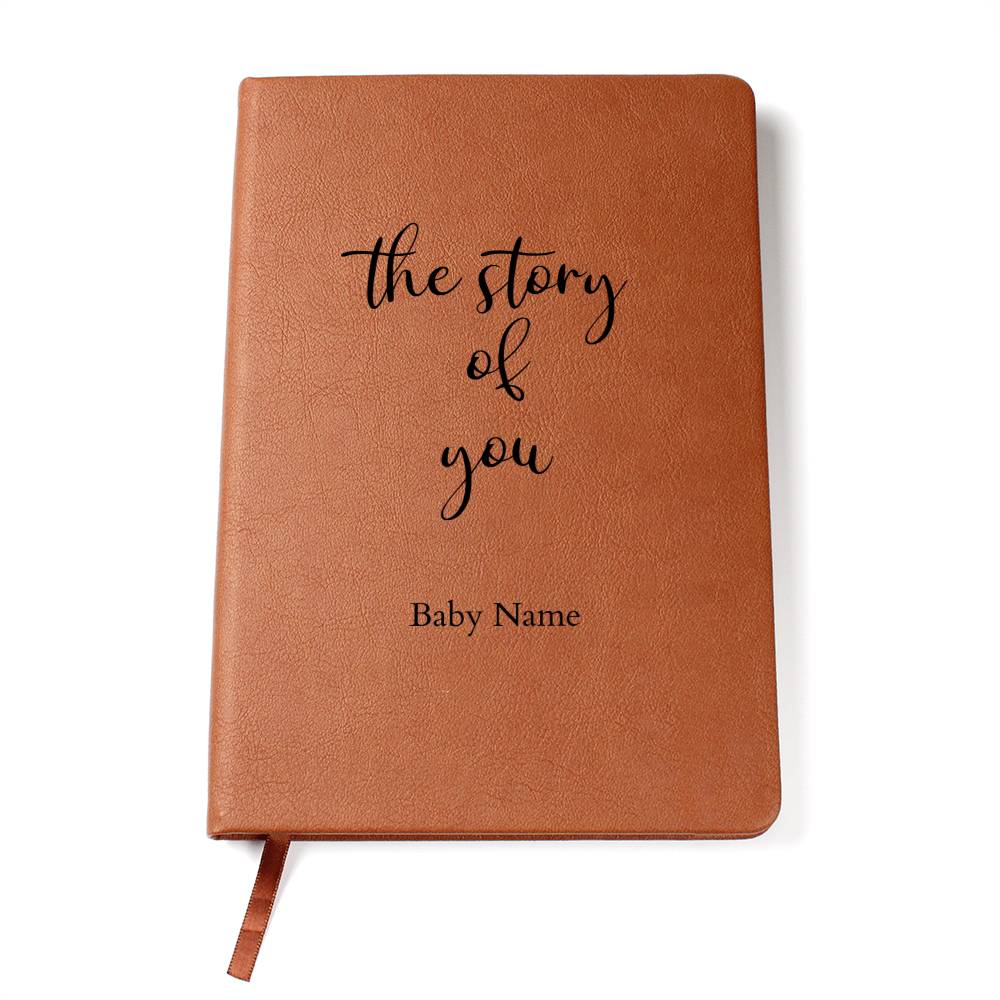 Personalized Leather Journal for Mom, Personalized Baby Shower Gift, Personalized Mom Journal, Sentimental Gift for Baby Shower