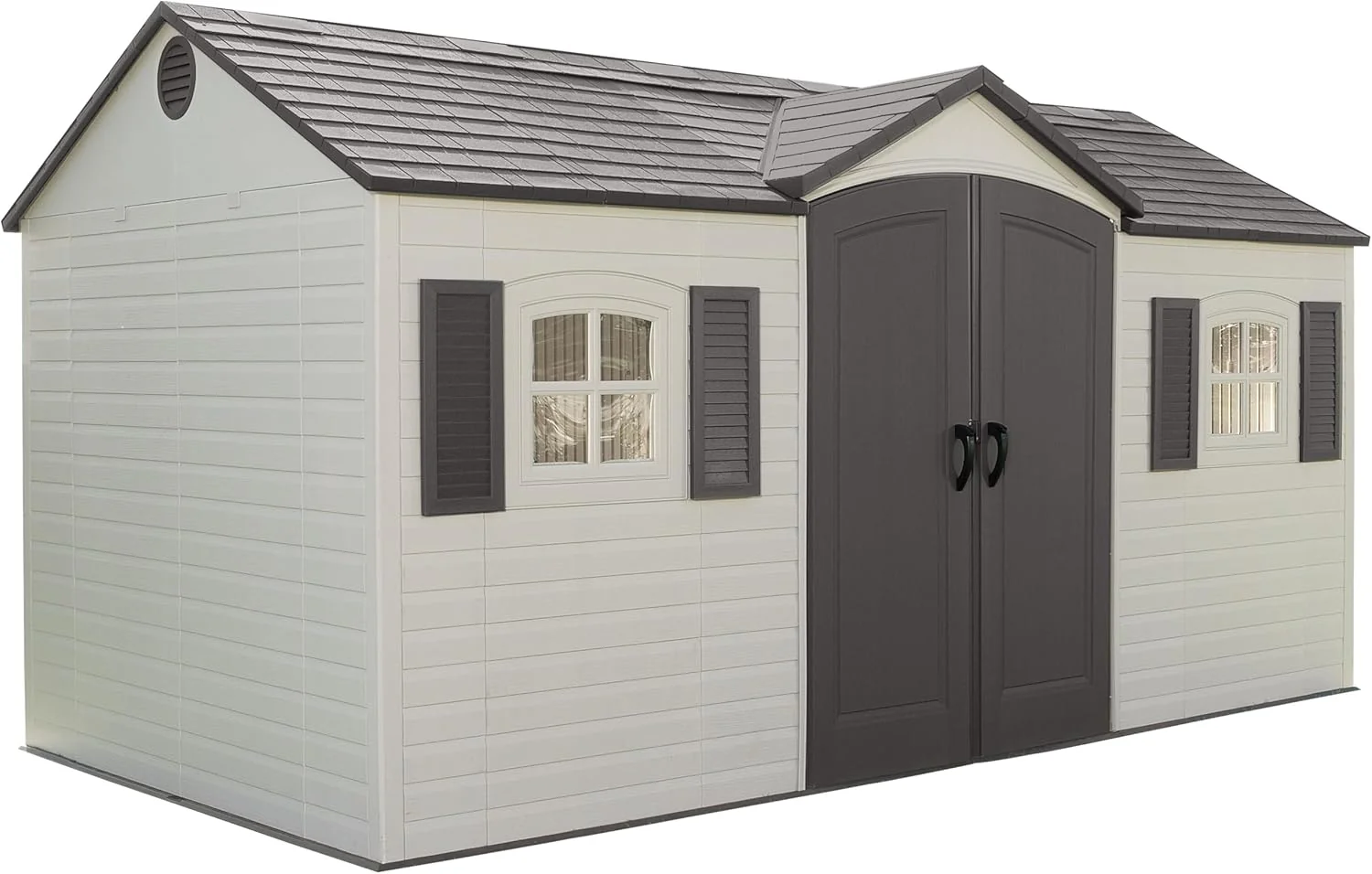 Lifetime 6446 Outdoor Storage Shed. 8 x 15 Foot. Desert Sand