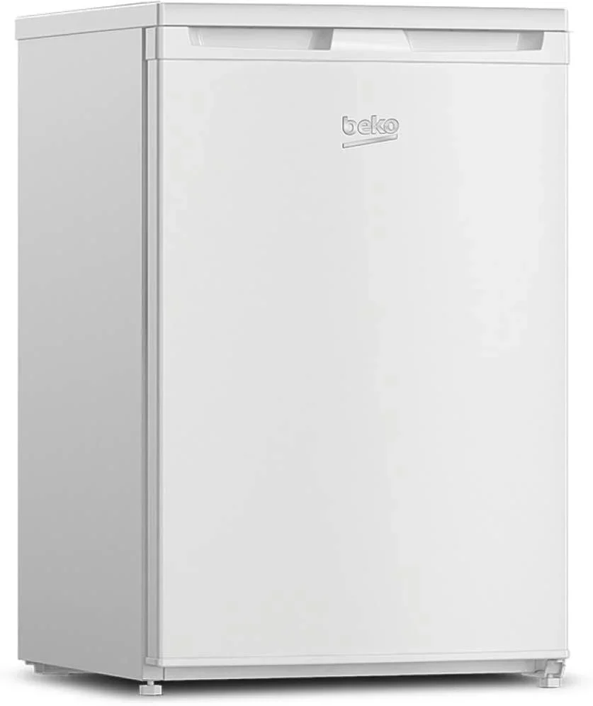 Beko TSE1424N b100 Tischk��hlschrank, 128 l Gesamtrauminhalt, wechselbarer T��ranschlag, gute Beleuchtung im Ger?t, 37 dB, robuste Glasablagen, Wei?