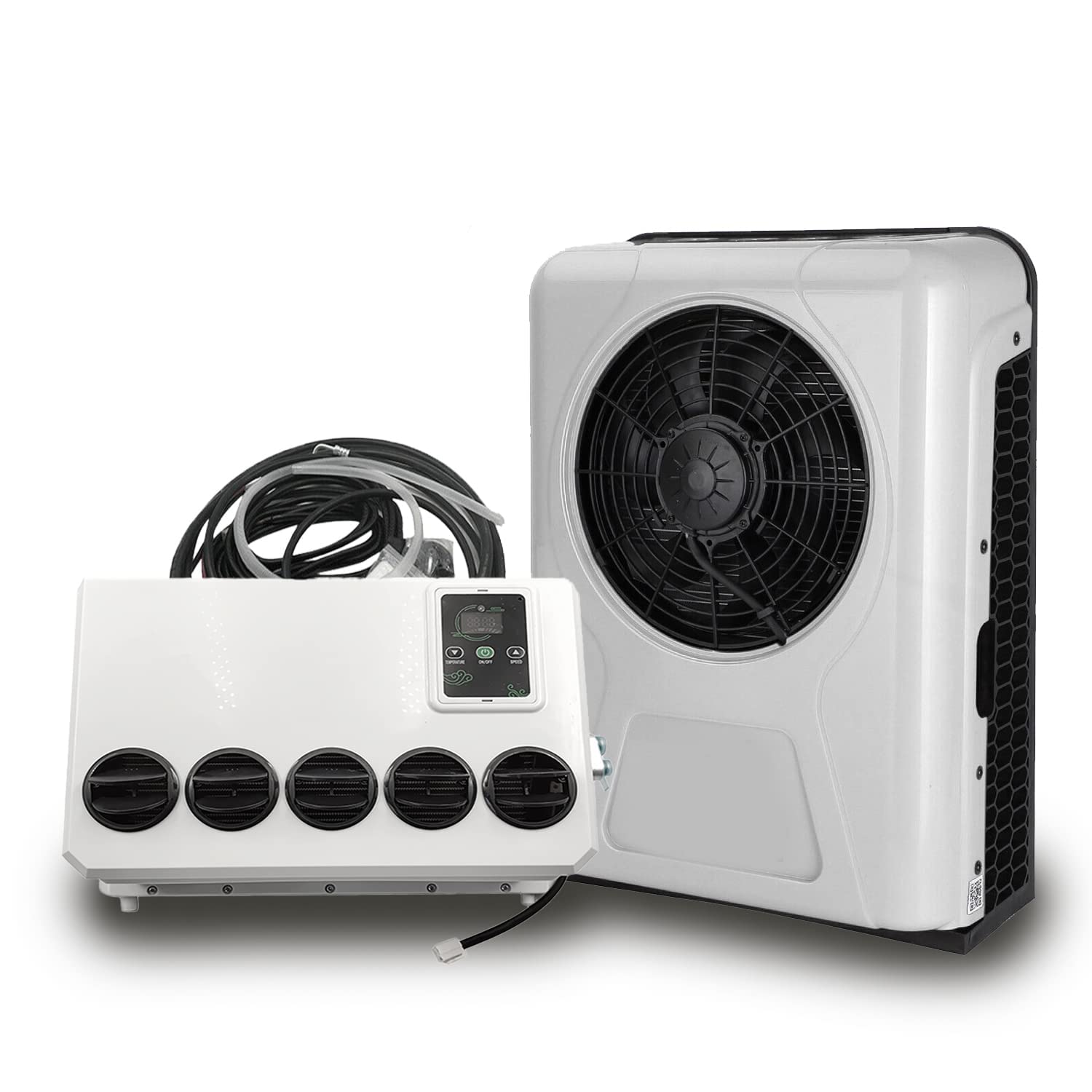 12 Volt DC RV-Klimaanlage, energieeffiziente Split-Einheit für Wohnmobil und Sattel-LKW-Kabinen-Kühlung