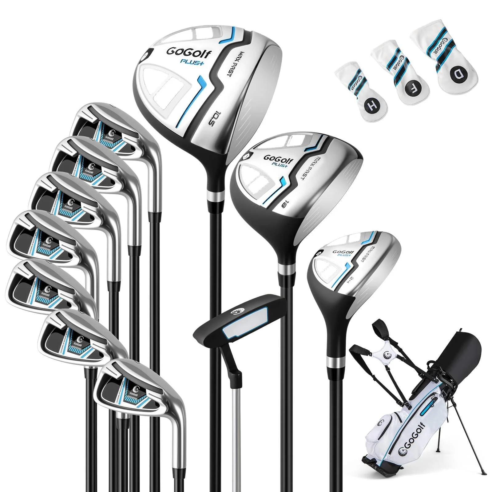 Men's Complete Golf Clubs and Bag Set