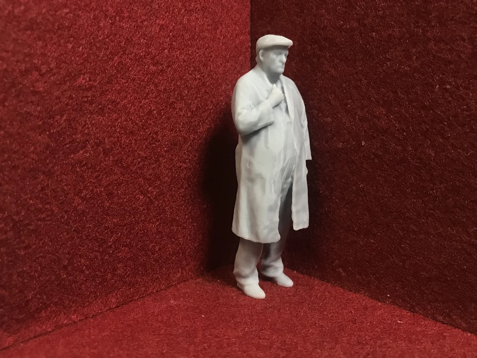 G-Scale Driver figure in coat - 3D scan of a real person - MD006 (also GN15)