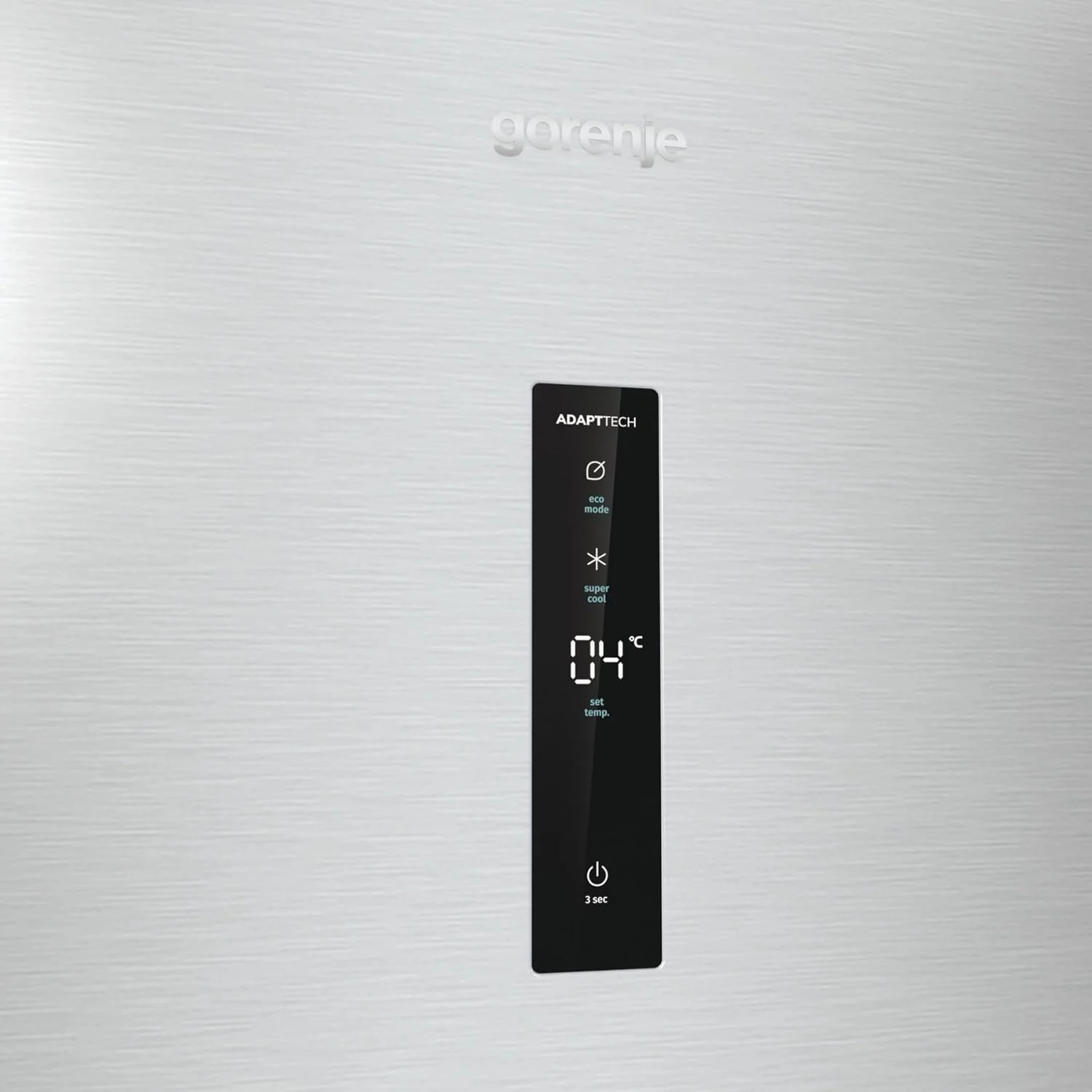 Gorenje R 619 DAXL6 Koelkast/AdaptTech/FreshZone/Snelkoelfunctie/Ventilatiekoelsysteem/LED Display/398l/185cm/EEK D/Roestvrij staal