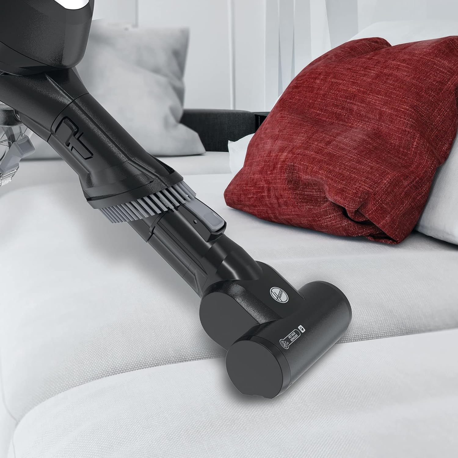 Hoover Accustofzuiger Dierenharen H-FREE 100 PETS zonder zak + dierenmondstuk I tot 40 min. gebruiksduur I snoerloze stofzuiger met LED, XL stofreservoir & parkeerstand I accustofzuiger met kierenzuiger & stofborstel