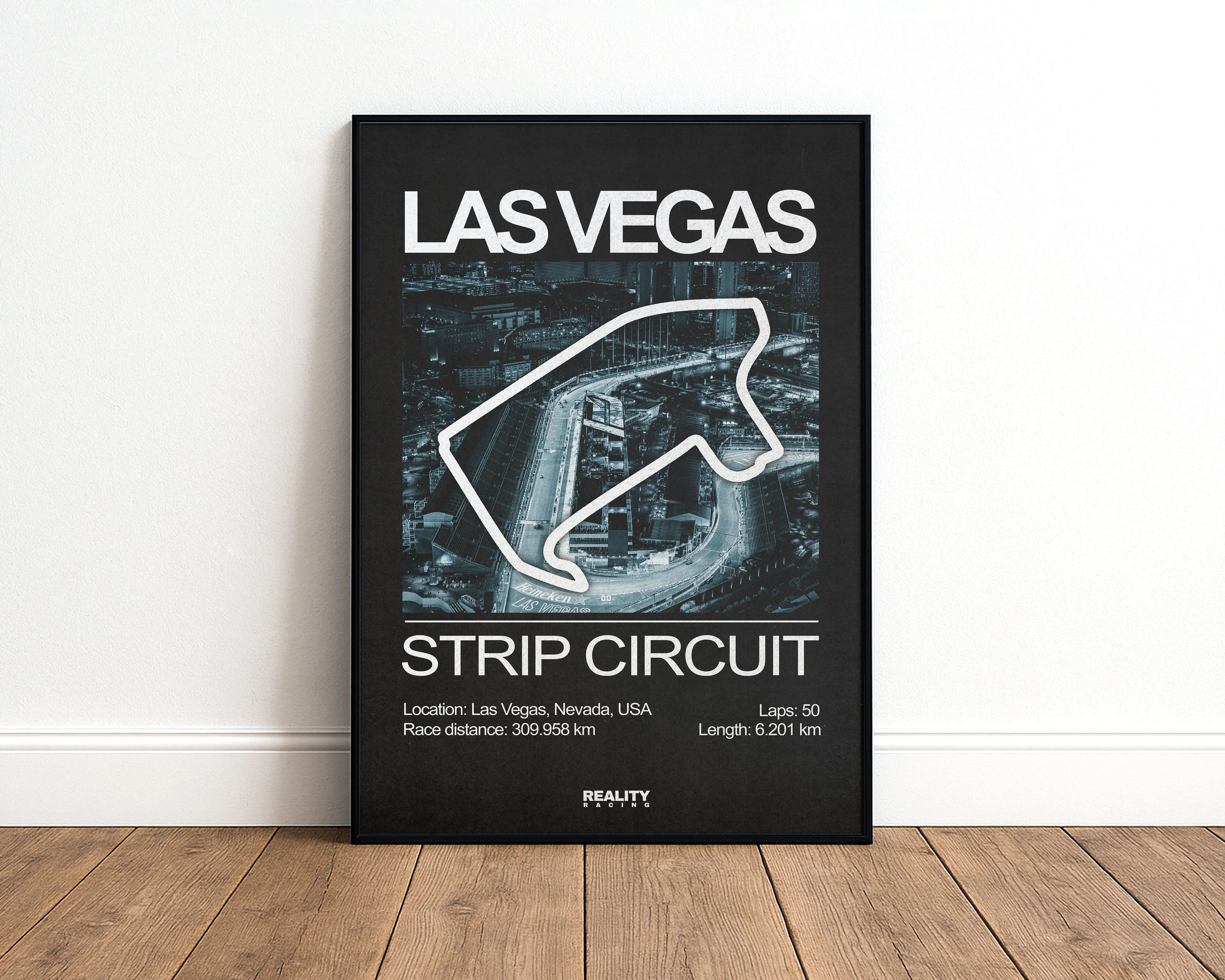 Las Vegas GP Strip Circuit Poster �?Digital Edition