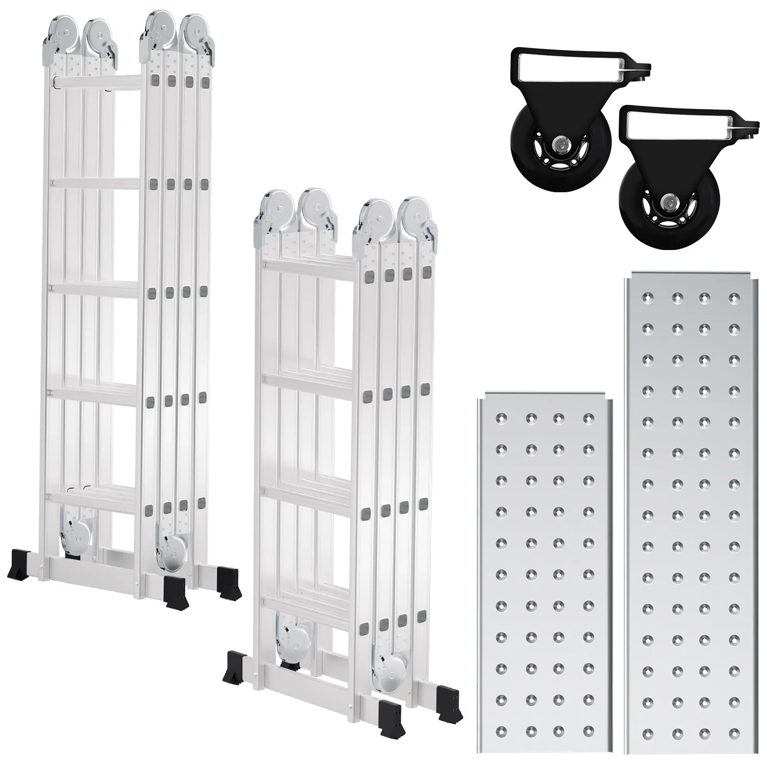 Sonnewelt Aluminium Multifunctionele Ladder 4.7M/5.8M