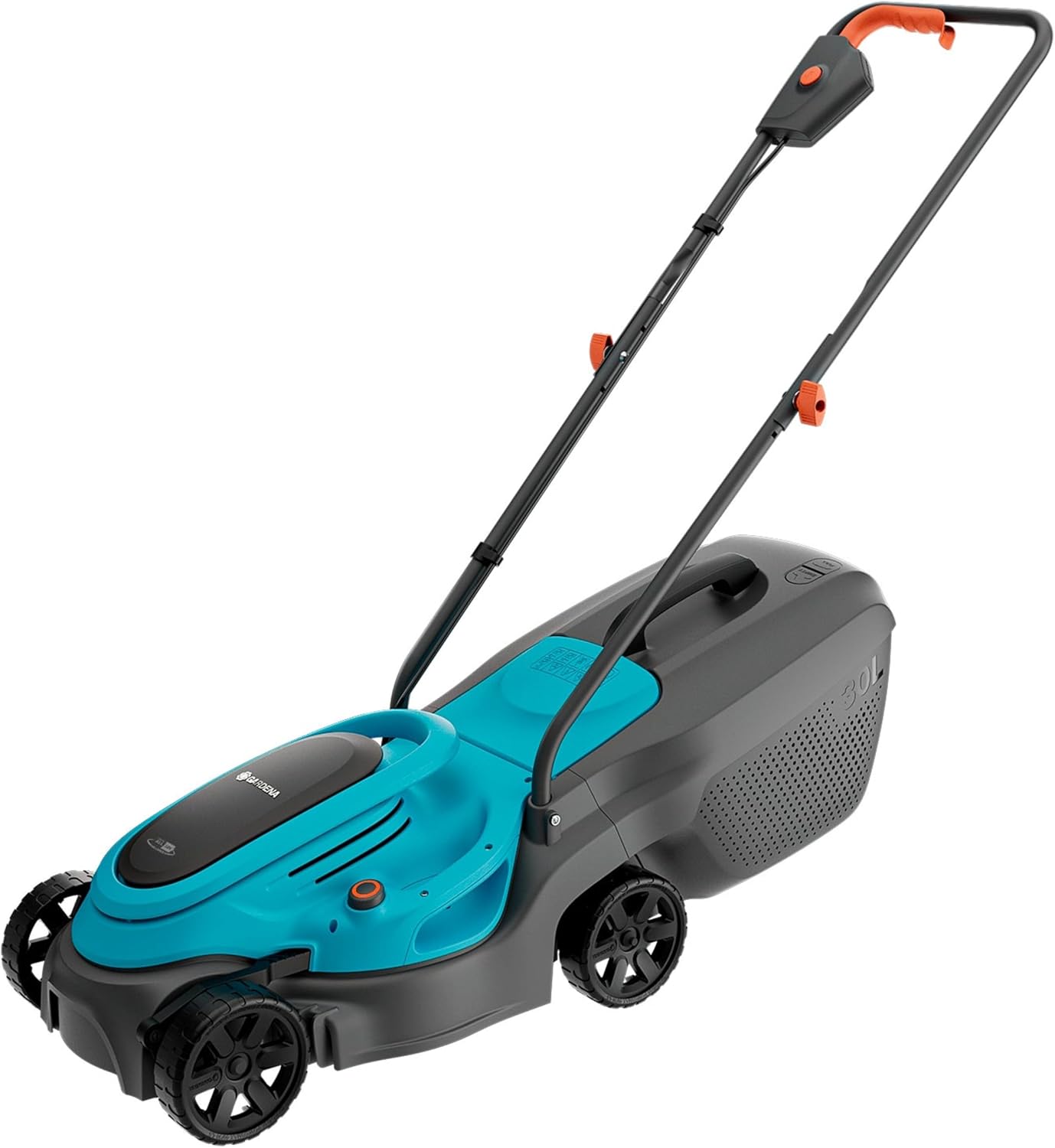 Gardena EasyMax 30/18V Ready-to-Use Set Akku-Rasenmäher, 30 cm Schnittbreite, inkl. Power for All-Akku, kompakt und wendig, ideal für kleine Gärten (14629-20)