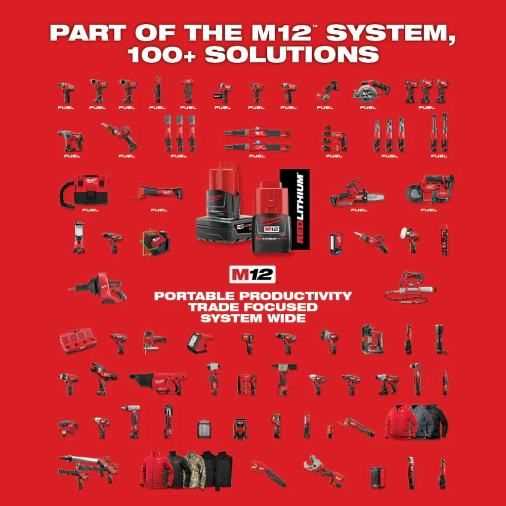 2025 Milwaukee 2558-20 M12 FUEL 1/2
