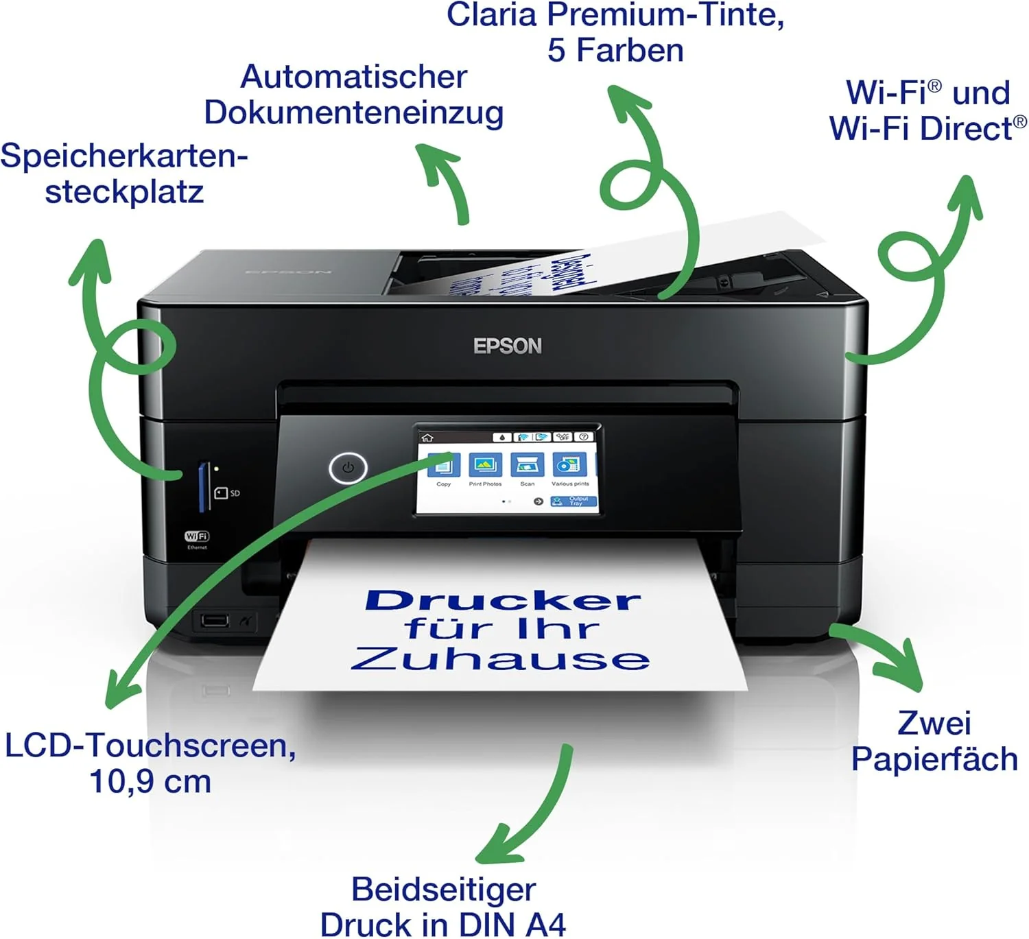 Epson Expression Premium XP-7100 draadloze A4-multifunctionele inkjetprinter