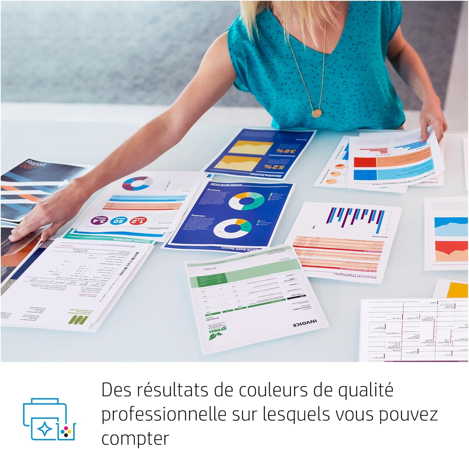 HP Color LaserJet Pro MFP 3302fdwg Multifunktions-Farblaserdrucker, Fax, Automatischer beidseitiger Druck, Touchscreen, Wi-Fi, Ethernet, USB, HP Wolf Pro Security