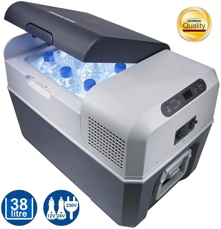 Mobicool FR40 Elektrische Compressor Koelbox, 38 Liter Inhoud, 12/24V en 230V voor Auto, Vrachtwagen, Boot, Camper en Stopcontact