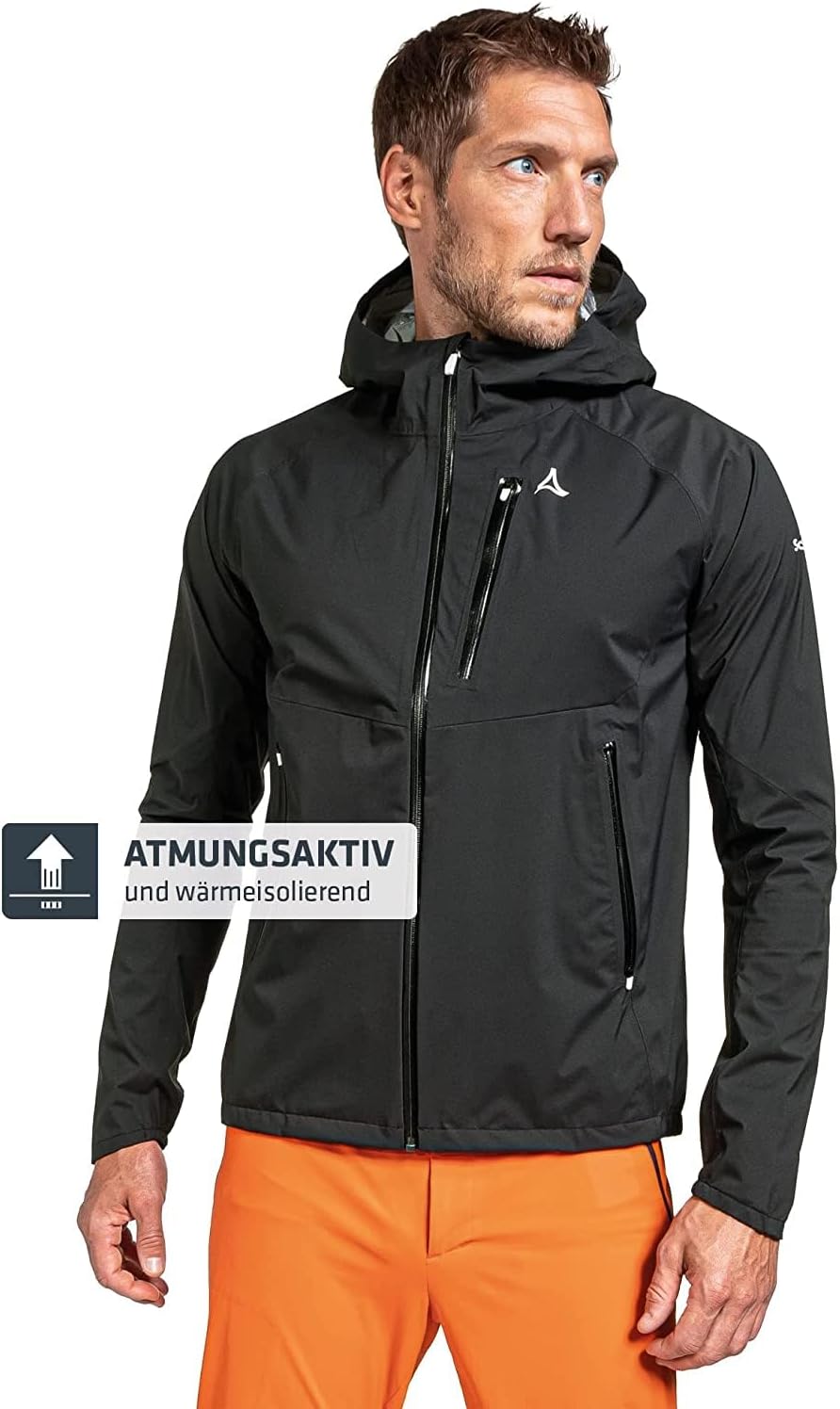 Schöffel Herren 2.5L Jacket Tegelberg M, wasserdichte, winddichte Outdoorjacke, atmungsaktive Übergangsjacke mit geruchshemmender Innenseite