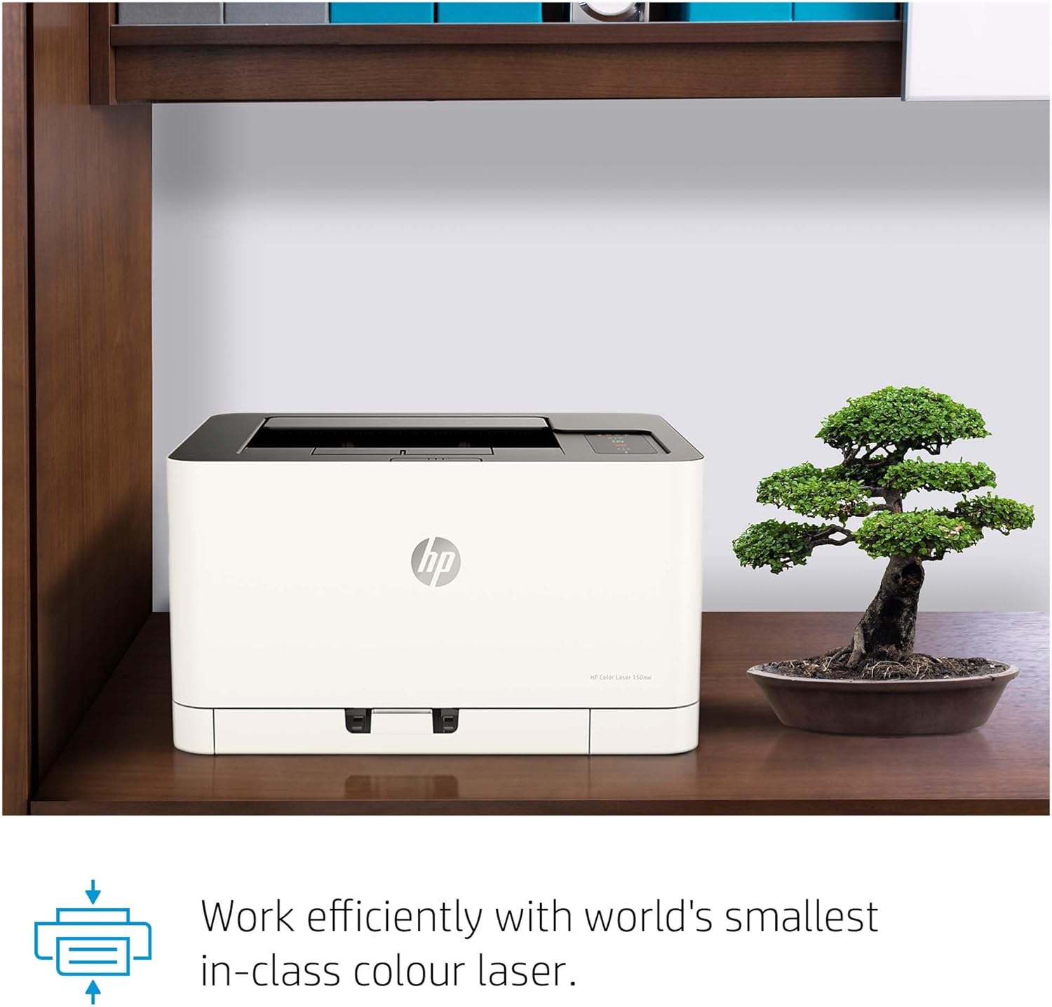 HP Color Laser 150nw Farb-Laserdrucker (Drucker, USB, LAN, WLAN),weiß-grau