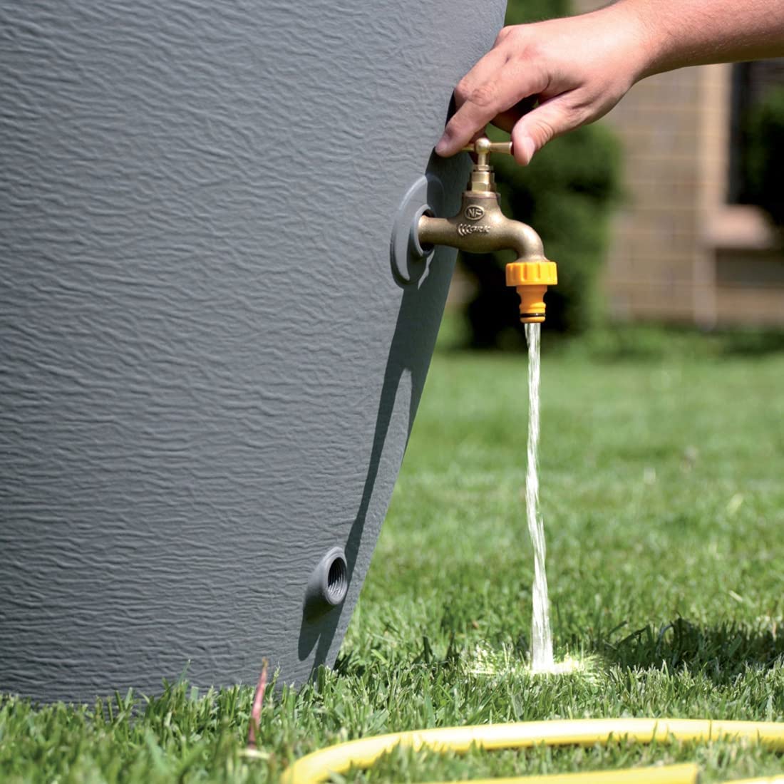 Regenwatercontainer, regenton AQUA CAN antraciet 360L