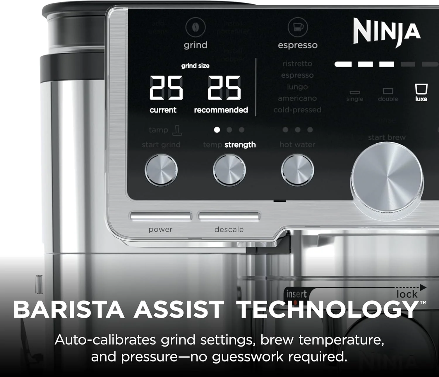 Ninja Luxe Café Pro Series, Espresso Machine, Drip Coffee, Cold Brew