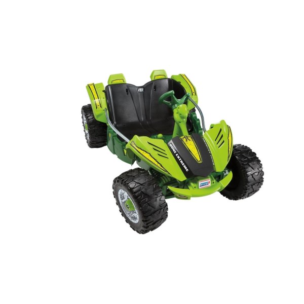 12V Power Wheels Dune Racer Extreme Battery-Powered Ride-On, Green