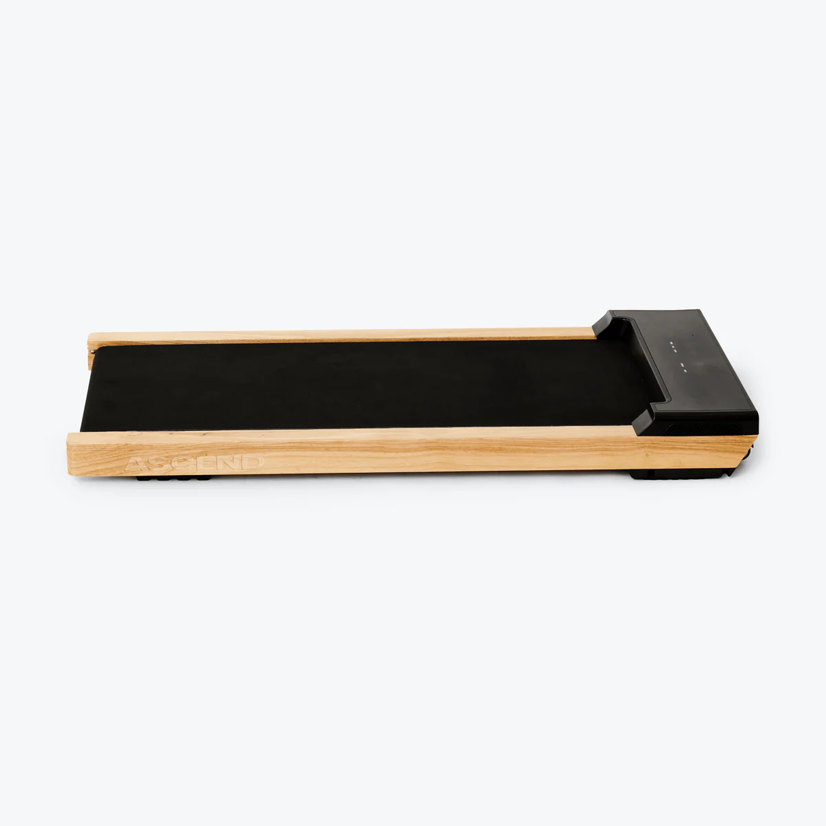 2025 Elegante Houten Onderbureau Wandelmat �C Compact, Stille Motor van 1,68 HP, 12 Trainingsprogramma��s, Bluetooth en Afstandsbediening