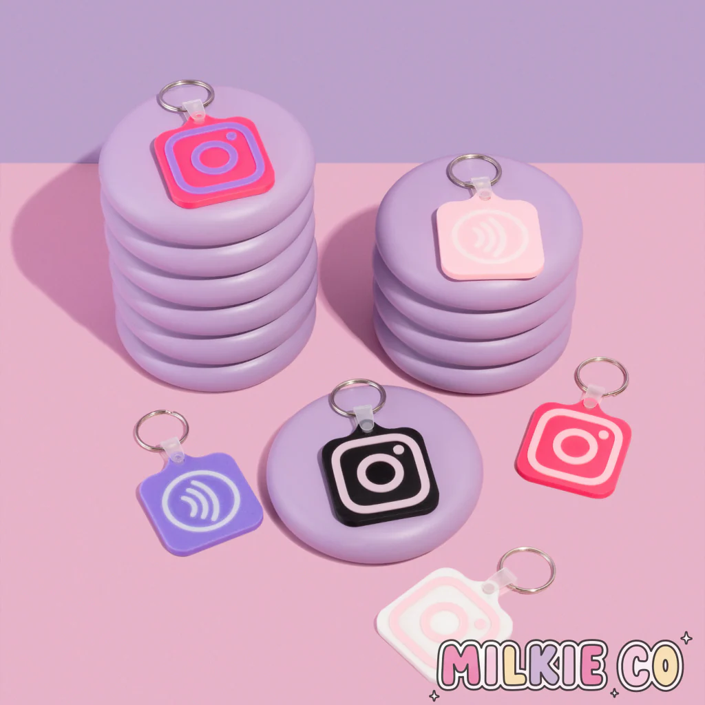 NFC Instagram Keychain
