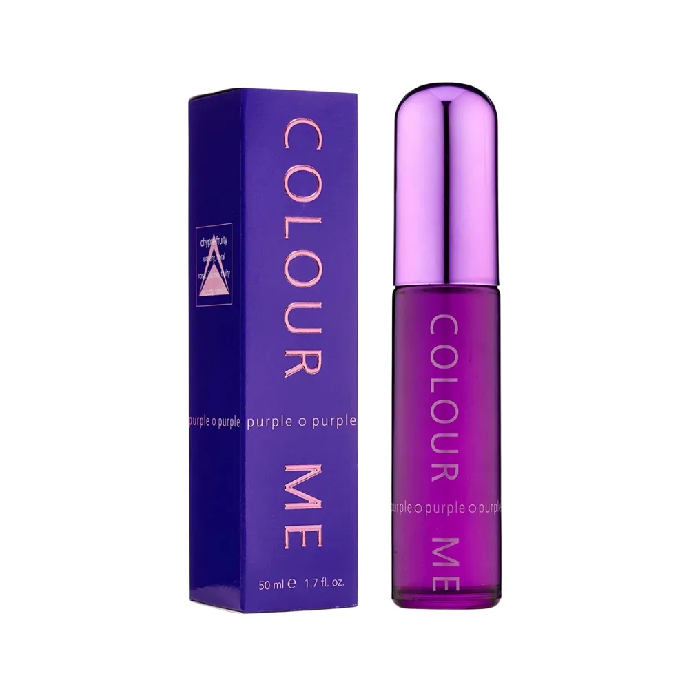 Milton Lloyd Colour Me Purple Eau de Parfum for Women �?50ml Perfume Spray