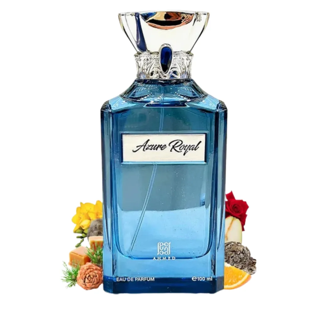 Azure Royal Eau De Parfum 100ML  Unisex Fruity Floral Fragrance by Ahmed Al Maghribi