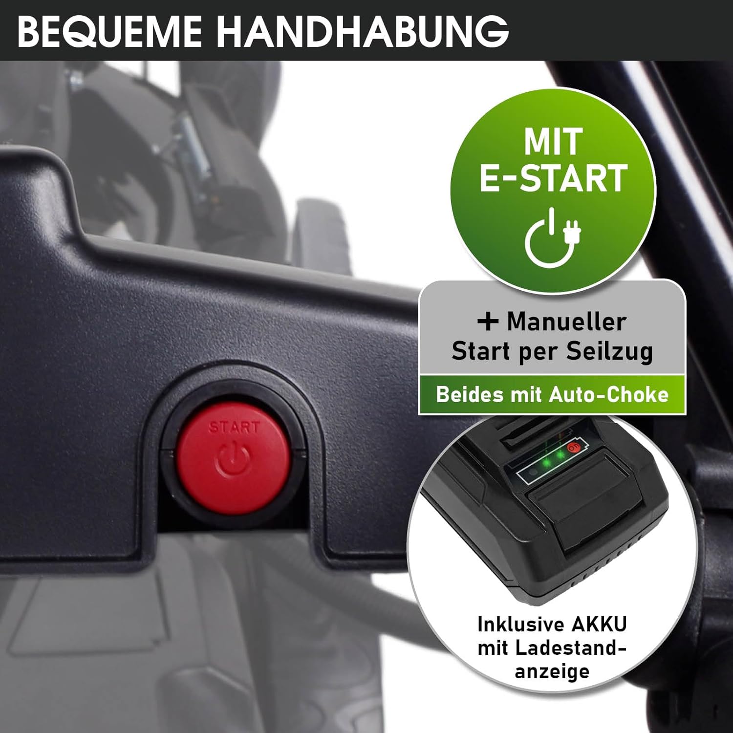 BRAST Benzin Rasenmäher mit Antrieb | 5,2kW (7PS) | 55cm Schnittbreite | viele Modelle | TÜV | 30-80mm Schnitthöhe | 60L Fangkorb | 4 Takt OHV Motor | Stahlgehäuse | Power