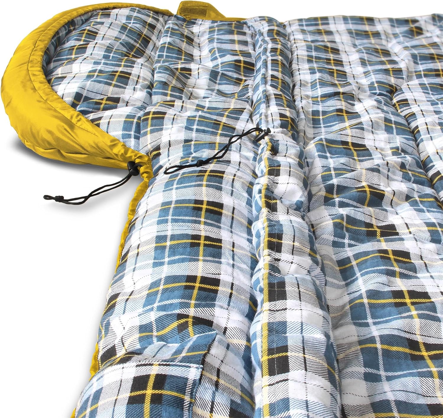 normani 4-in-1-Funktion Extrem Outdoor Schlafsack 'Antarctica' aus Nylon Rip-Stop mit 500 + 250 g/m² Hollow Fiber Füllung 220 x 90 cm