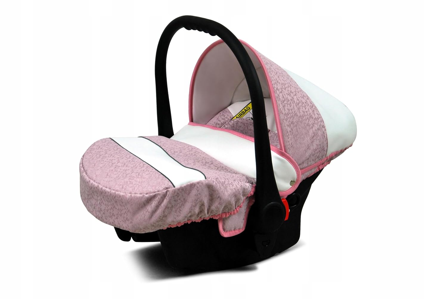 BabyLux® Bambimo Kinderwagen Set 3 in 1 - White Lux - incl. Babywanne, Buggy Sportsitz, Auto-Babyschale - Autositz - Kinderwagenset - Kombikinderwagen mit Wickeltasche, Regenschutz usw.