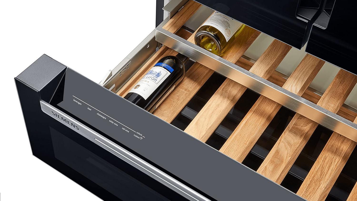 SIEMENS KF96NVPEA iQ300 Multi-Door-Kühlschrank, 183 x 91 cm, 405 L Kühlen & 200 L Gefrieren, hyperFresh längere Frische, noFrost nie wieder abtauen, superCooling schnellere Kühlung