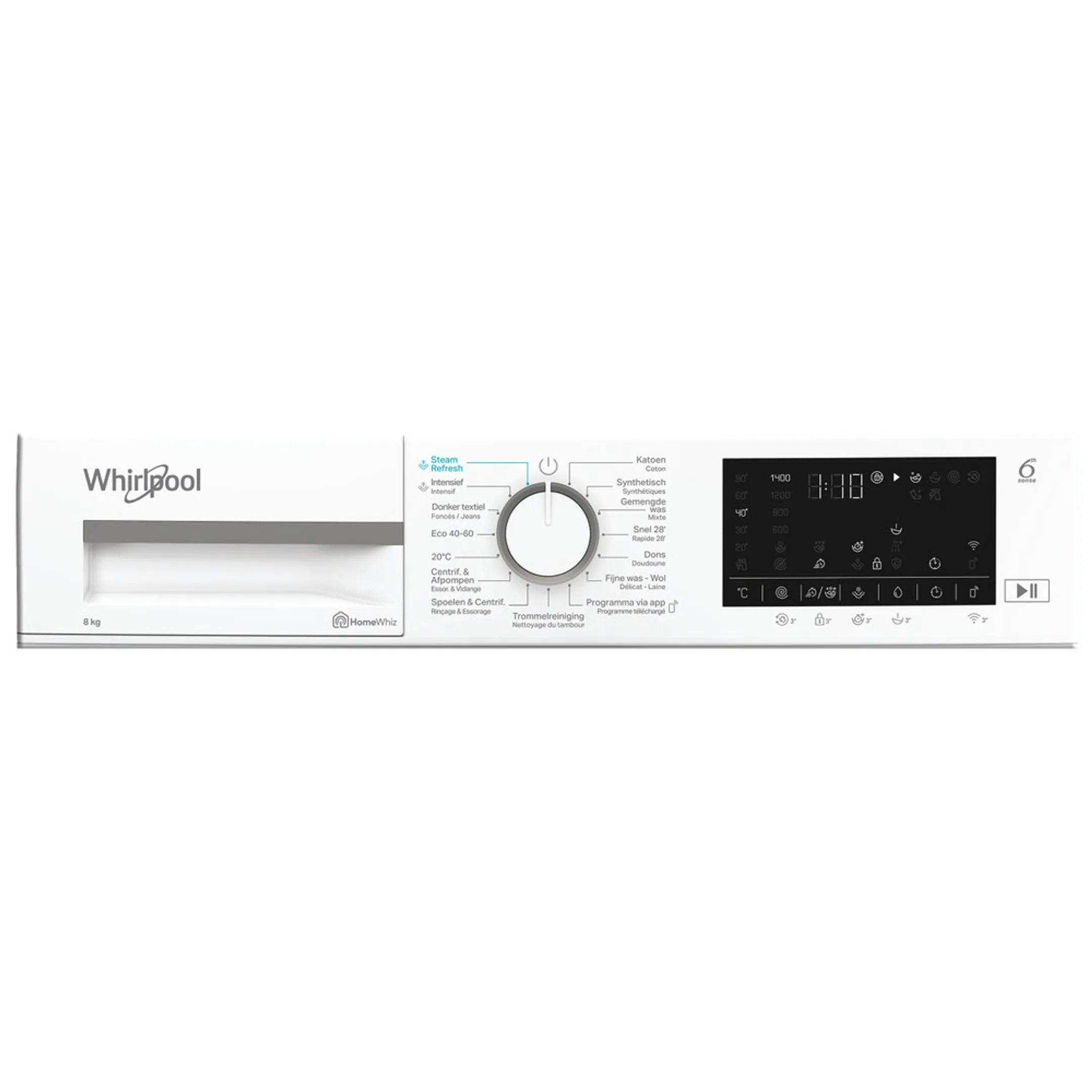 Whirlpool Wasmachine WAM 87W BE AdaptiveWash