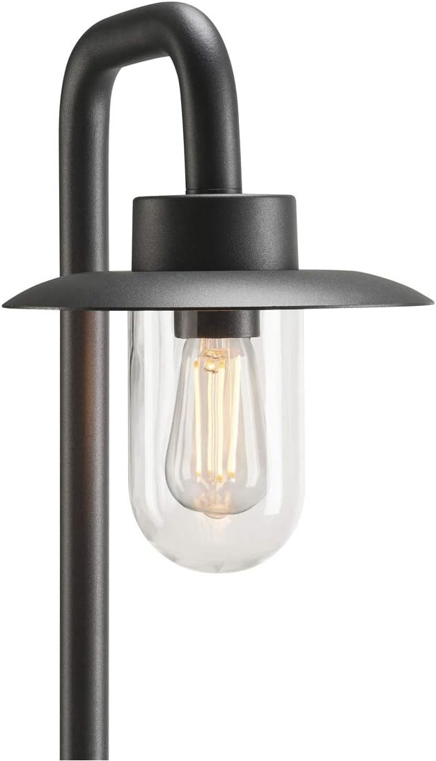 SLV LED Pollerleuchte MOLAT, Laterne | Standleuchte Außen-Beleuchtung im Industrie-Design | Outdoor Wege-Leuchte, Kandelaber, Sockellampe, Garten-Beleuchtung, Gartenleuchte | E27, max. 60W