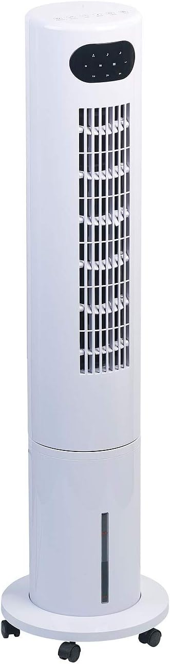 Sichler Haushaltsgeräte Ventilator Kühlung: 3in1-Turmventilator, Luftkühler & -befeuchter, 80° Oszillation, 40 W (Ventilator mit Kühlfunktion, Turmventilator mit Kühlung, leise)