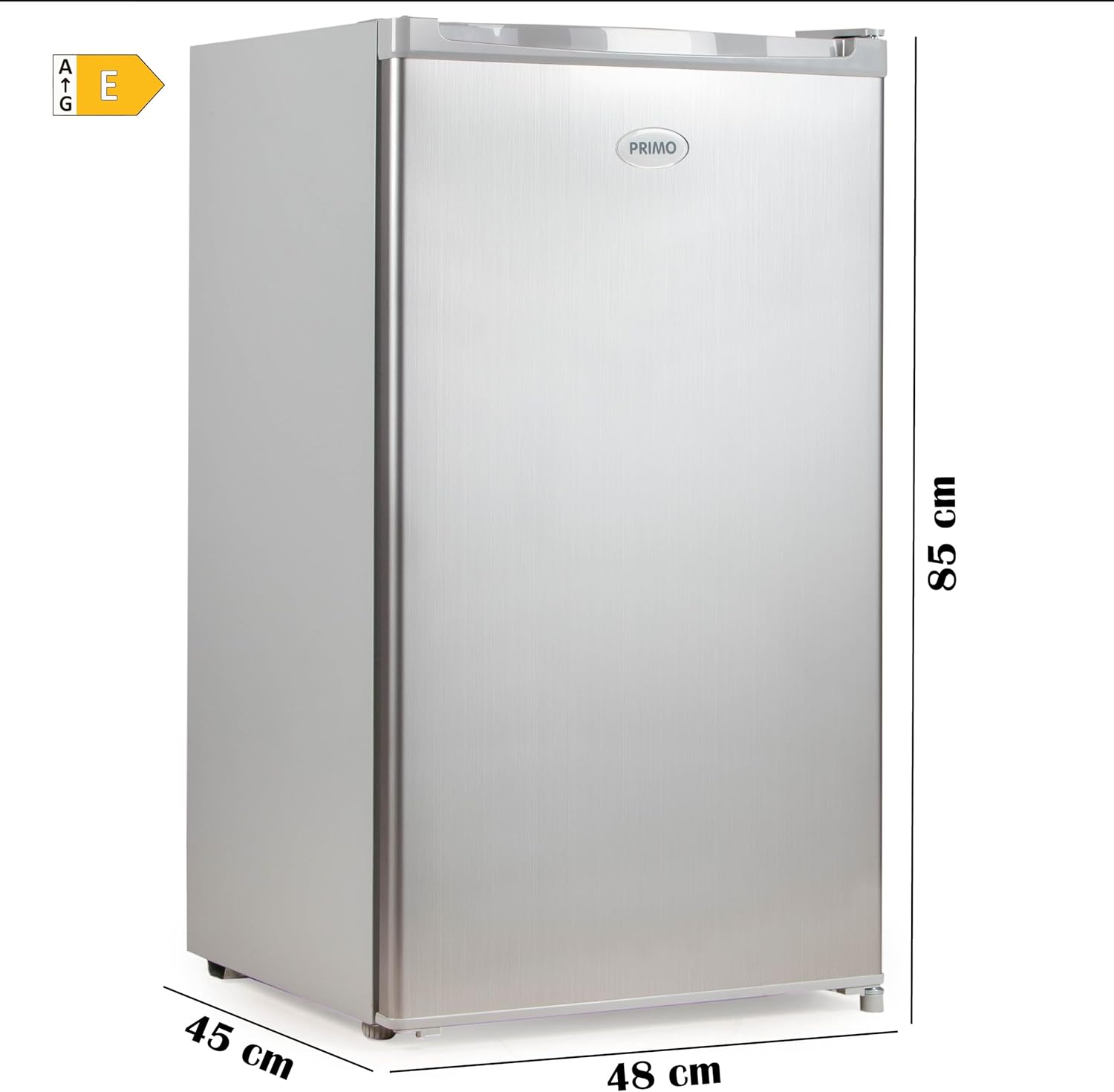 PRIMO PR122FR Réfrigérateur Table Top - 88L - E - Argent
