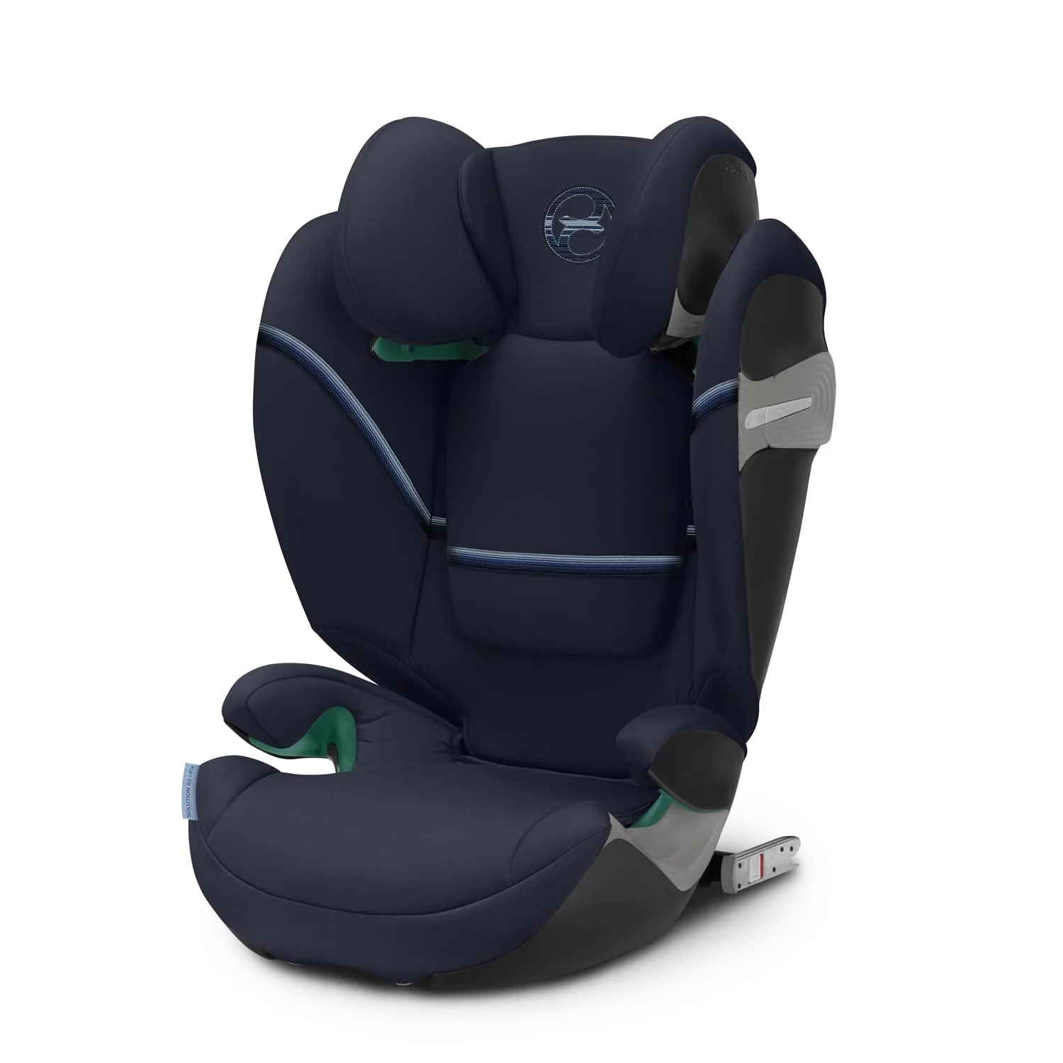 CYBEX Gold Autostoel Solution S2 i-Fix, Voor auto's met en zonder ISOFIX, 100 - 150 cm, Vanaf ca. 3 tot 12 jaar (15 - 50 kg), Lava Grey