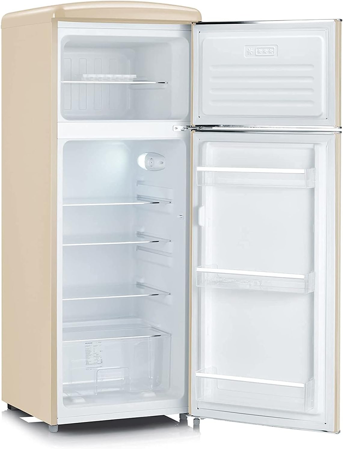 SEVERIN RKG 8933 réfrigérateur-congélateur Autoportante 206 L E Crème