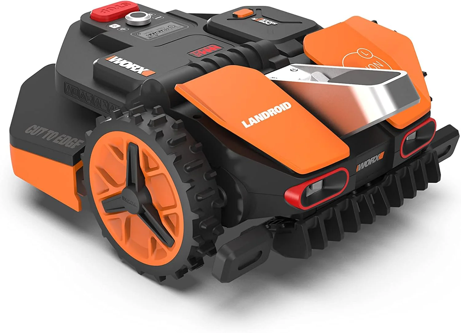 WORX Landroid M WR141E robotmaaier/accugrasmaaier voor kleine tuinen tot 500 m2/zelfrijdende grasmaaier voor een nette gazonsnit, veelkleurig