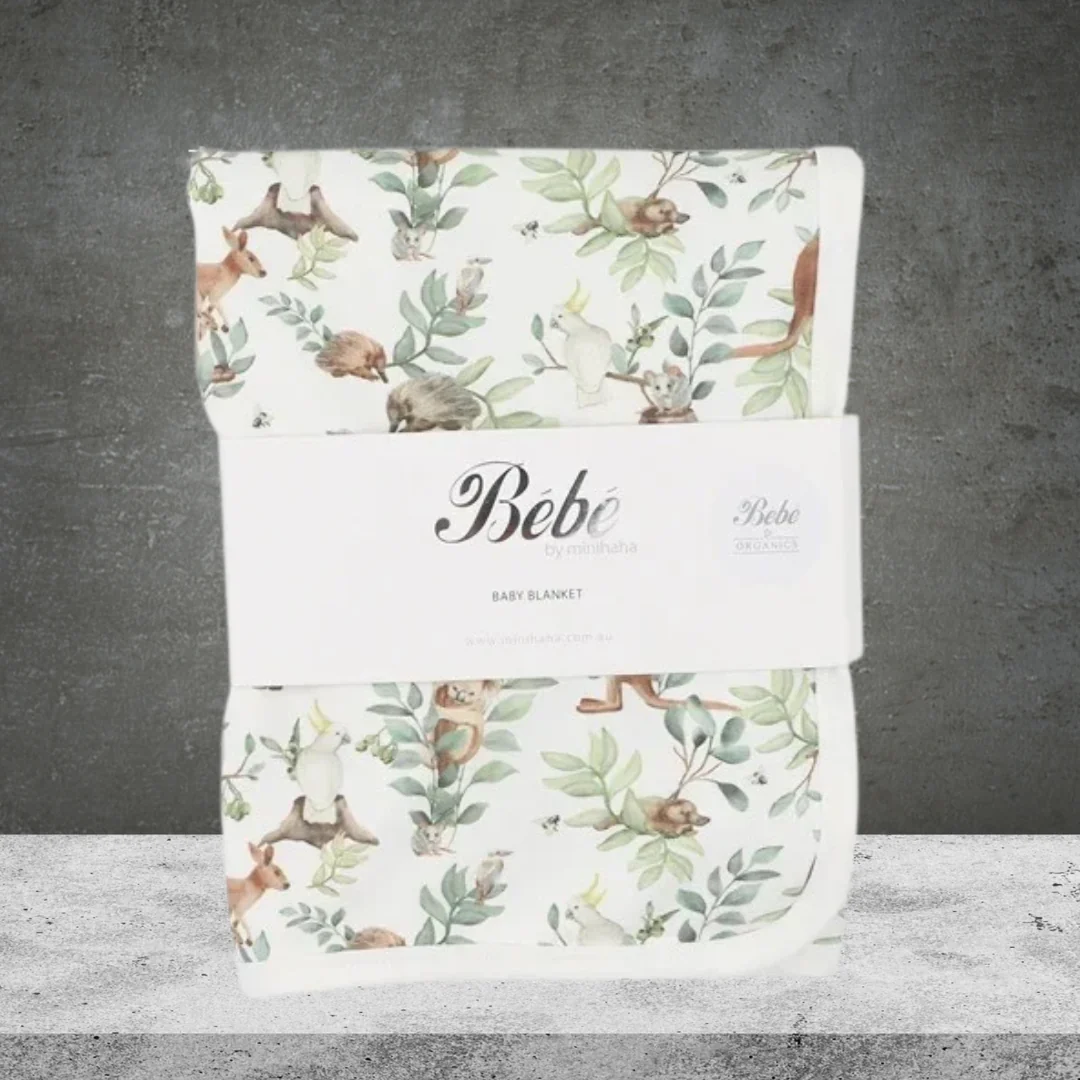 Bebe By Minihaha Charlie Organic Bunny Rug Charlie Print