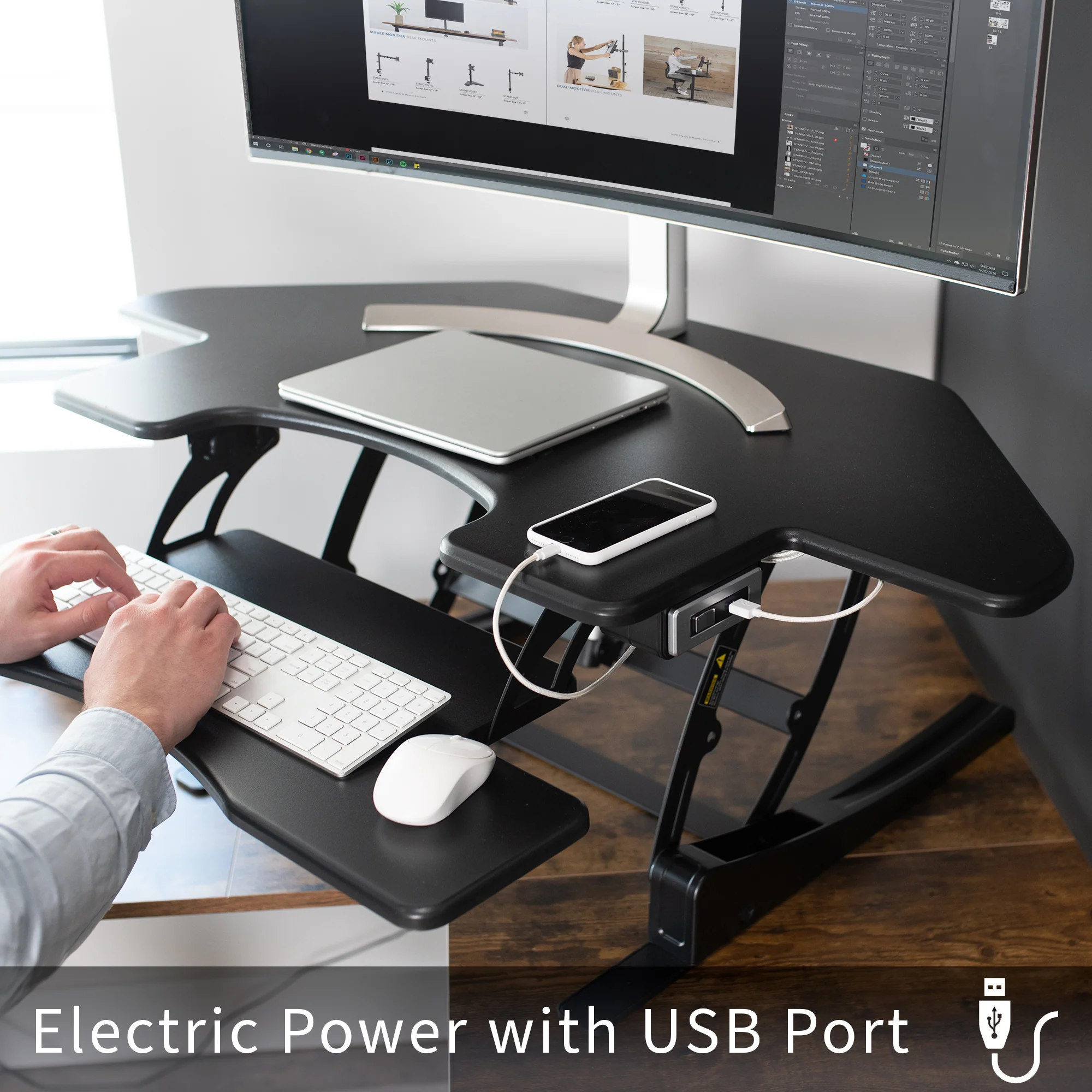 Elektrische Bureau Converter van 43