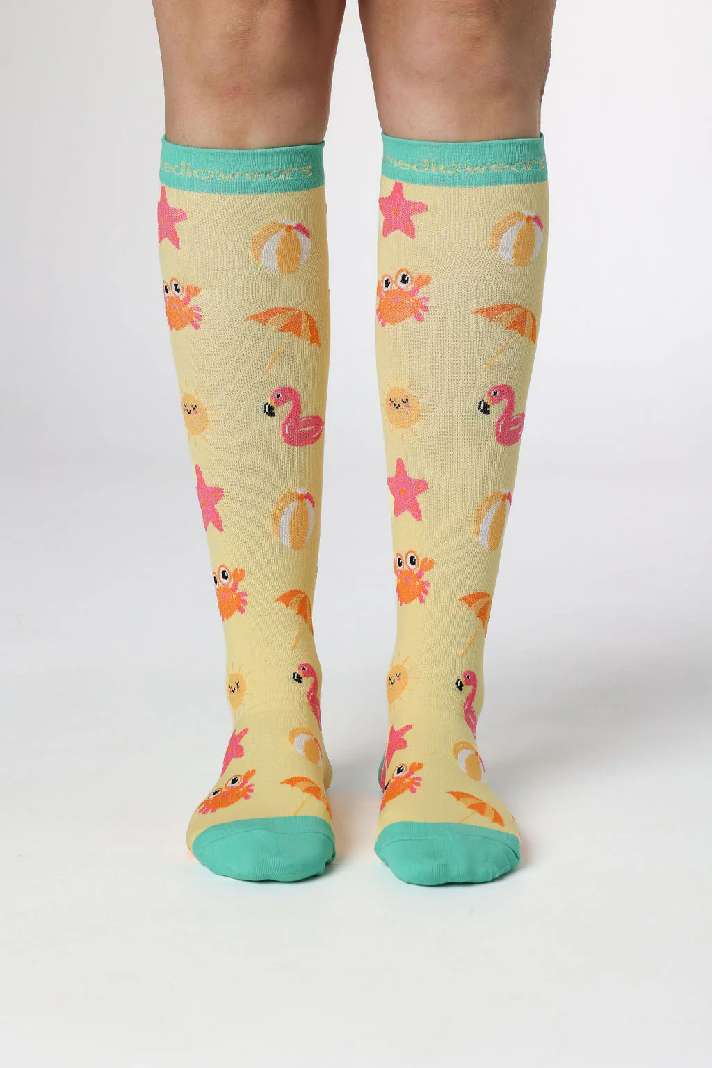 Beachy Day Compression Socks