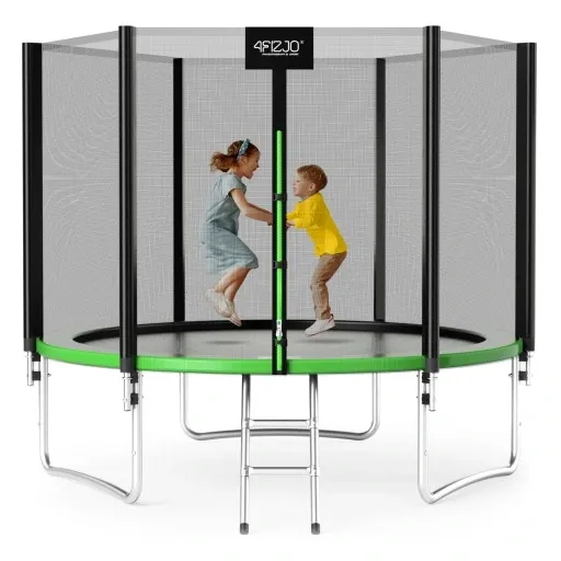 TRAMPOLINA DOMOWA DLA DZIECI DO DOMU I OGRODU Z SIATKĄ WEWNĘTRZNĄ OGRODOWA
