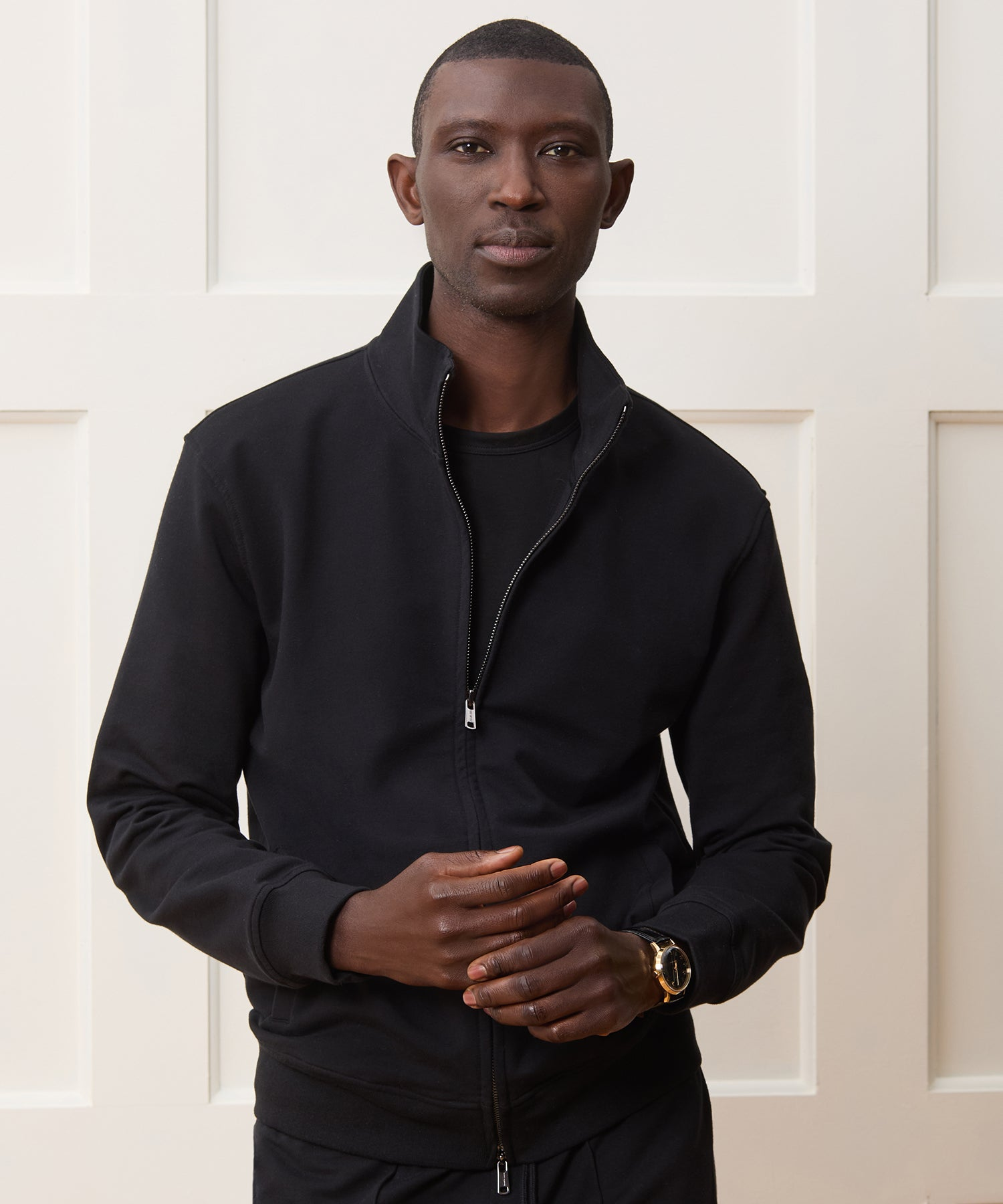 Men’s Travel Terry Full-Zip Track Jacket