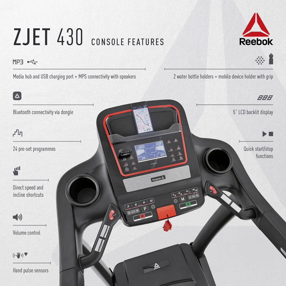 Reebok ZJET 430 Bluetooth Laufband