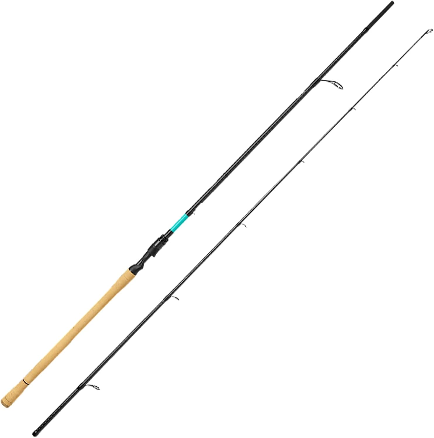 Fishing-King Tackle Zielfisch Hecht Angelset | Spinnrute 2,70 m und 40-120 g | Spinnrolle 4000 mit Schnur | Box, Köder und viel Zubehör