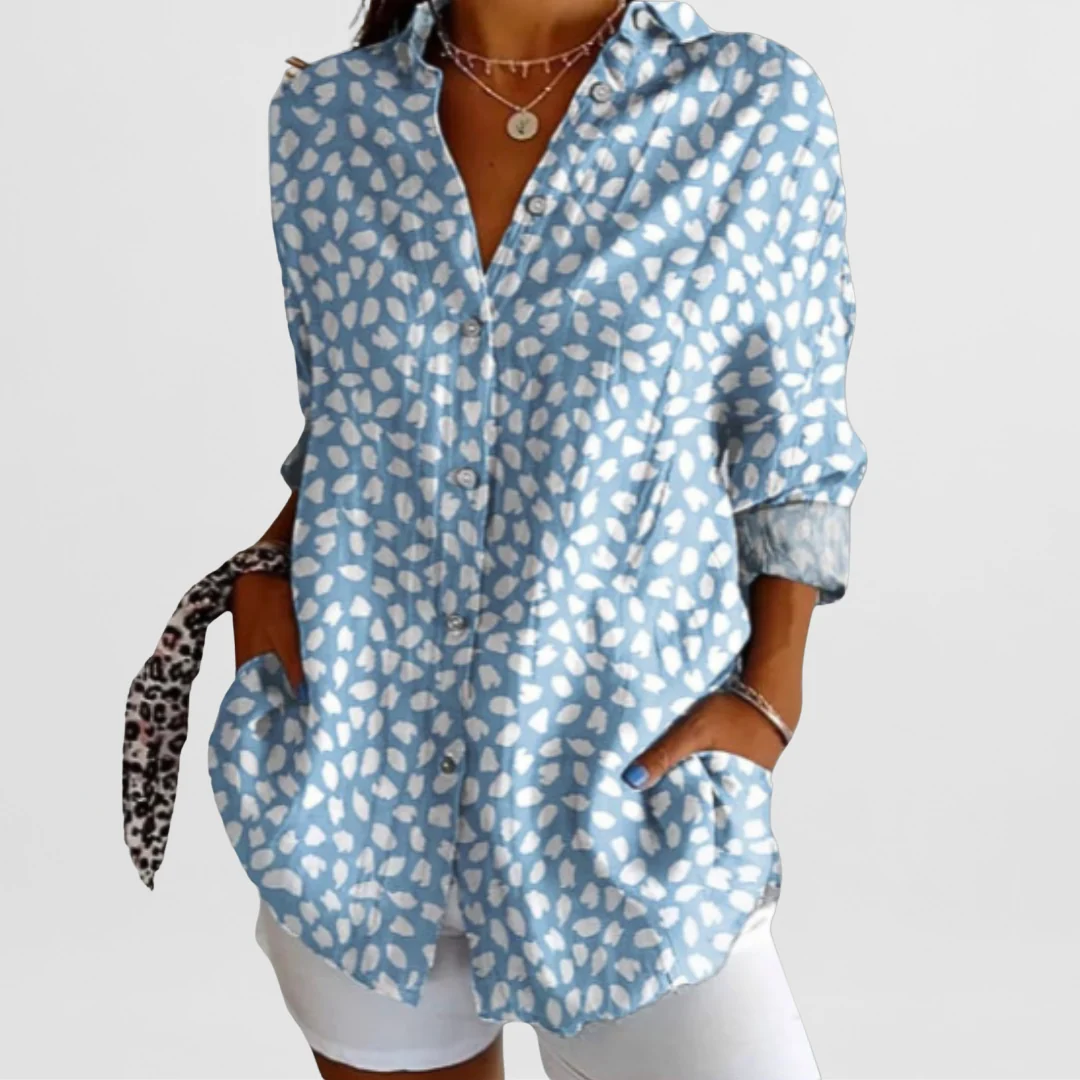 Elegante Leichte Premium Bluse f��r Damen �C Perfekt f��r B��ro, Freizeit und besondere Anl?sse