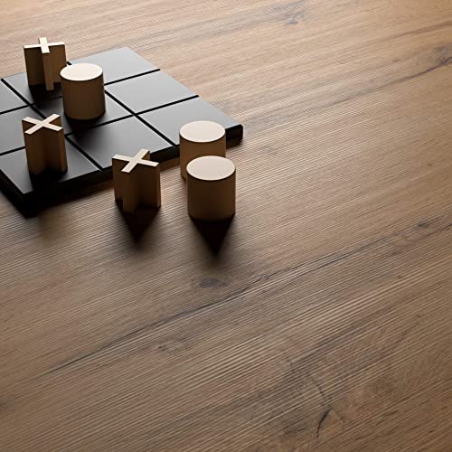 Mobili Fiver Emma 140 Tavolo da Pranzo Allungabile – Piano in Rovere Rustico con Gambe Bianche Incrociate, Laminato/Ferro, Made in Italy