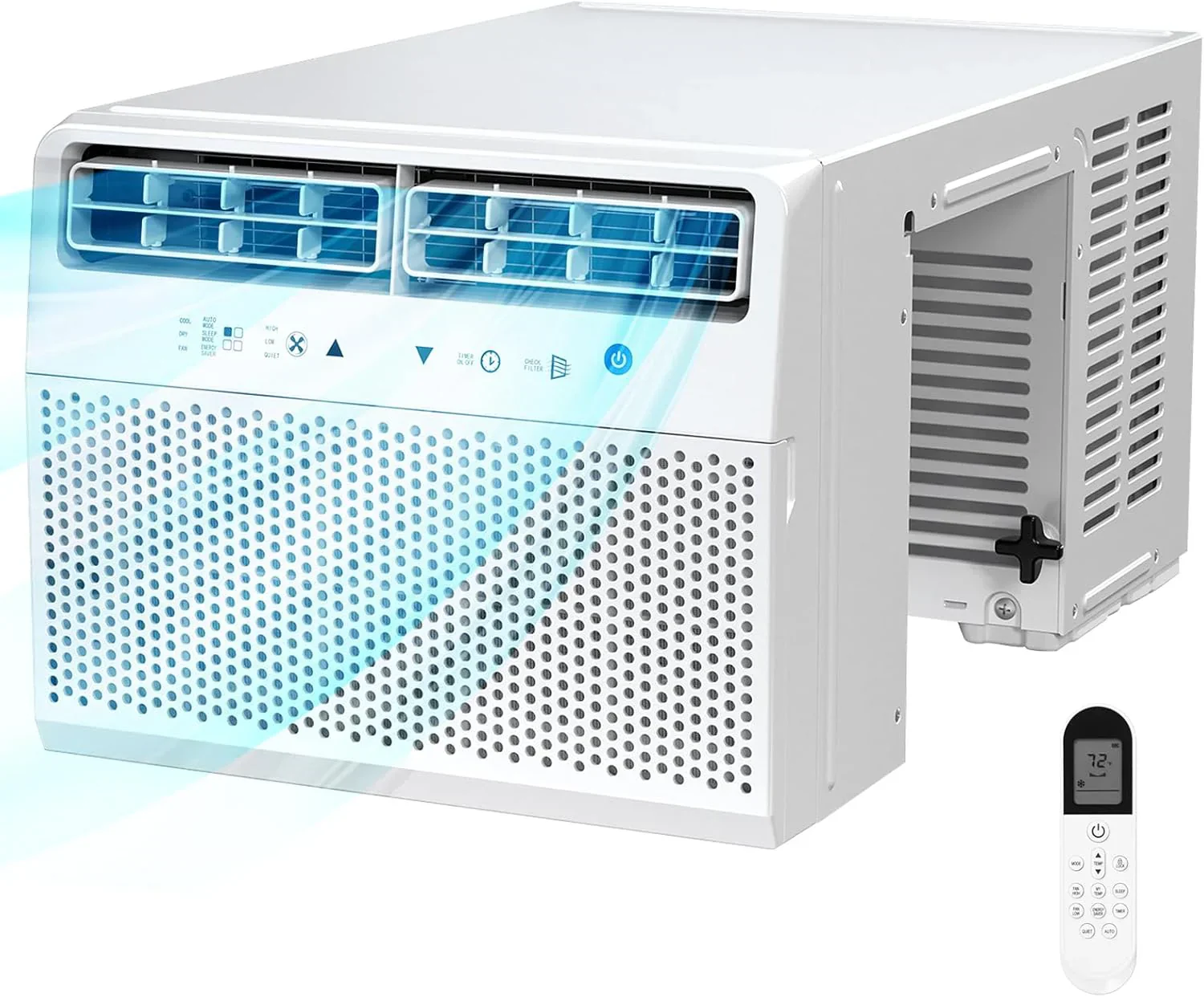 Antarctic Star U-Shaped Air Conditioner Window 12000BTU Ultra Quiet Window Air Conditioner Cools