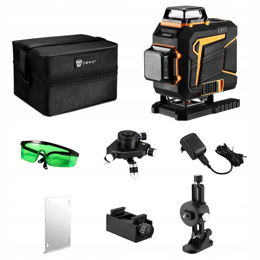 Laser krzyżowy DEKO DKLL16PS1 LASER KRZYŻOWY POZIOMICA LASEROWA 30 m